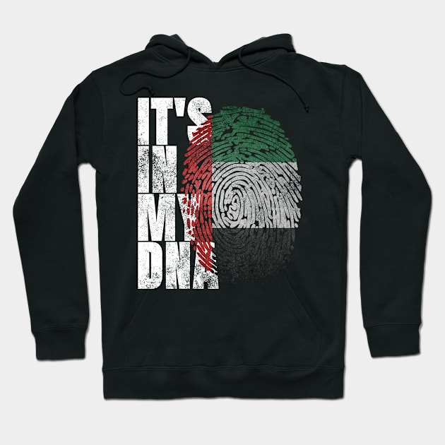 It's In My DNA United Arab Emirates T-Shirt Arabic Flag Gift Hoodie by Smoothbeats